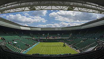 Ground View of Centre Court, Wimbledon Tennis Championships, A.E.L.T.C, London, Britain, tennis, Sports HD wallpaper
